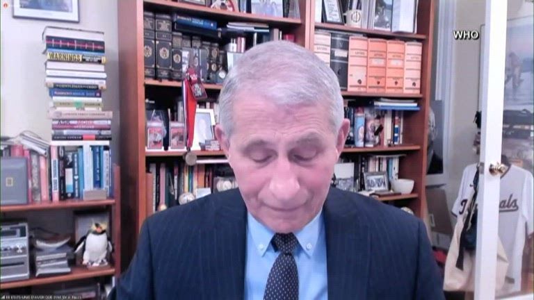 Fauci announces who support